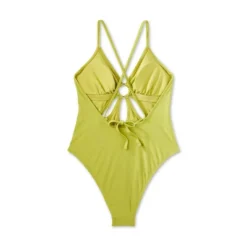 Women's Ring Front Cut Out One Piece Swimsuit - Wild Fable™ Green -Herday Fashion GUEST 008223ef e950 4dd6 be6e 1c6dd4ee79bb
