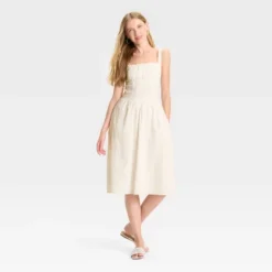 Women's Milkmaid Midi A-Line Dress - Wild Fable™ 5 Women's Milkmaid Midi A-Line Dress - Wild Fable™ -Herday Fashion GUEST 013995e1 8d79 4f0e 9a49 18383693cf91