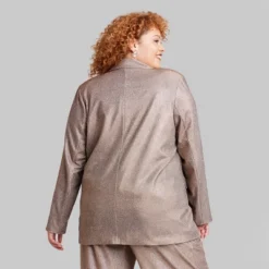 Women's Oversized Glitter Blazer - Wild Fable™ Copper -Herday Fashion GUEST 017f2fc6 5b38 4c27 ac39 04017474f429