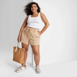 Women's High-Rise Fleece Shorts - Wild Fable™ -Herday Fashion GUEST 0181b942 8a08 4da8 bd3a f273b3b6270f