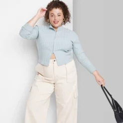 Women's Fitted Mock Turtleneck Zip-Up Cardigan - Wild Fable™ 11 Women's Fitted Mock Turtleneck Zip-Up Cardigan - Wild Fable™ -Herday Fashion GUEST 0795d7a9 7240 412d 9699 a819802075c1