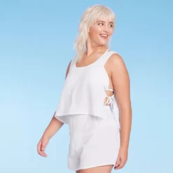 Women's Side-Tie Cover Up Cropped Tank Top - Wild Fable™ 11 Women's Side-Tie Cover Up Cropped Tank Top - Wild Fable™ -Herday Fashion GUEST 07b4d415 f7f9 406d 9c96 8d12364d40b9