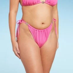 Women's Side-Tie Adjustable Extra High Leg Lurex Plisse Textured Bikini Bottom - Wild Fable™ 15 Women's Side-Tie Adjustable Extra High Leg Lurex Plisse Textured Bikini Bottom - Wild Fable™ -Herday Fashion GUEST 0b0d9f00 e87a 428e b805 f1f45f23d5d8