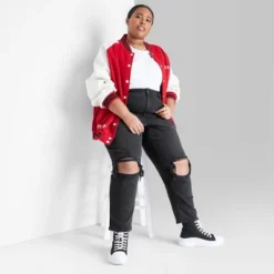 Women's Super-High Rise Tapered Jeans - Wild Fable™ Black Denim -Herday Fashion GUEST 0c69faa2 7c8b 4b63 9d8e fb77c37146e1