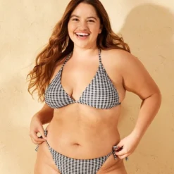 Women's Sparkle Gingham Texture Triangle Bikini Top - Wild Fable™ -Herday Fashion GUEST 0e02e1d3 d77a 4d30 87df 70df175d9c33