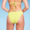 Women's Plisse Textured High Leg Cheeky Bikini Bottom - Wild Fable™ -Herday Fashion GUEST 10662362 e54c 40bb 8003 d766c93e5386