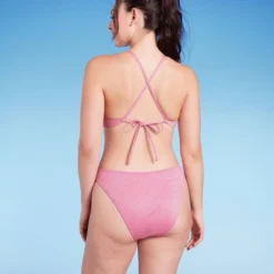 Women's Cut Out One Piece Swimsuit - Wild Fable™ Pink Lurex 10 Women's Cut Out One Piece Swimsuit - Wild Fable™ Pink Lurex -Herday Fashion GUEST 123d307b 67b5 41e0 8263 54e8a30ca660