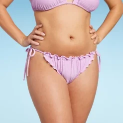 Women's Ruffle Side-Tie Adjustable Coverage Bikini Bottom - Wild Fable™ -Herday Fashion GUEST 14edd9f2 a491 4484 be9f e6a51628348d