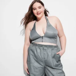 Women's Nylon Halter Tank Top - Wild Fable™ Light Teal Blue 7 Women's Nylon Halter Tank Top - Wild Fable™ Light Teal Blue -Herday Fashion GUEST 14f99528 95dc 46a0 9591 b5cb99f917cb