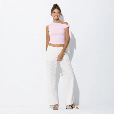 Women's Bow Tie Asymmetrical Knit Top - Wild Fable™ 4 Women's Bow Tie Asymmetrical Knit Top - Wild Fable™ - Image 2