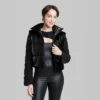 Women's Iridescent Cropped Puffer Vest - Wild Fable™ Black 1 Women's Iridescent Cropped Puffer Vest - Wild Fable™ Black -Herday Fashion GUEST 172ddad0 b43f 4a2f 955b b730c92acf6a