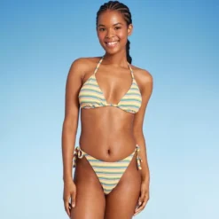 Women's Ribbed Extra Cheeky Extra High Leg Bikini Bottom - Wild Fable™ Blue/Green/Pink Striped 8 Women's Ribbed Extra Cheeky Extra High Leg Bikini Bottom - Wild Fable™ Blue/Green/Pink Striped -Herday Fashion GUEST 18cde334 b758 47a9 a288 187a89dcc0b4