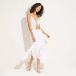 Women's Ribbed Lace Trim Crop Top - Wild Fable™ 7 Women's Ribbed Lace Trim Crop Top - Wild Fable™ -Herday Fashion GUEST 2028799d 0e57 42bc a959 bdd77ddec93c