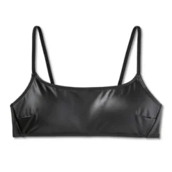 Women's Faux Leather Bralette Bikini Top - Wild Fable™ Black -Herday Fashion GUEST 20c19f6b 8eb9 4f3c 873e 093fc290d865