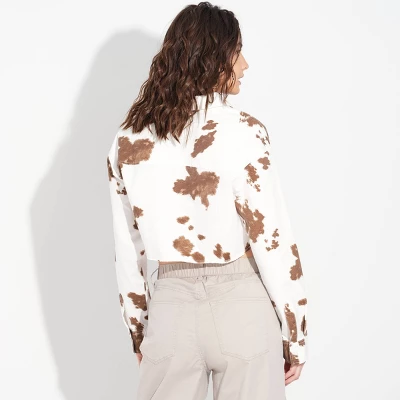 Women's Twill Utility Crop Shirt - Wild Fable™ 3 Women's Twill Utility Crop Shirt - Wild Fable™