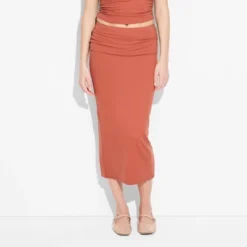 Women's Knit Midi Pencil Skirt - Wild Fable™