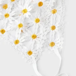 Daisy Knit Headscarf - Wild Fable™ White/Yellow -Herday Fashion GUEST 22a0b726 fe1b 433b 92dc 0332563e7d47