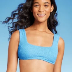 Women's Pucker Square Neck Wide Strap Bralette Bikini Top - Wild Fable™ 13 Women's Pucker Square Neck Wide Strap Bralette Bikini Top - Wild Fable™ -Herday Fashion GUEST 23a5c769 9c57 43ef ae2d d1bbe867a541