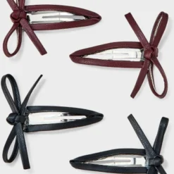 Leather Bow Salon Hair Clip Set 6pc - Wild Fable™ Browm/Black/White 5 Leather Bow Salon Hair Clip Set 6pc - Wild Fable™ Browm/Black/White -Herday Fashion GUEST 2441cc6f b042 4ea9 b733 58b609269775