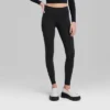 Women's High-Waisted Slim Fit Skinny Synthetic Leggings - Wild Fable™