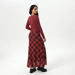 Women's Slight Fishtail Mesh Skirt - Wild Fable™ Red Plaid 9 Women's Slight Fishtail Mesh Skirt - Wild Fable™ Red Plaid -Herday Fashion GUEST 275399e6 8803 4a2e 9af0 7022ed46bc28