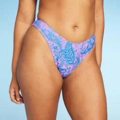 Women's Paisley Print Low-Rise Cheeky High Leg Bikini Bottom - Wild Fable™ Blue/Pink 9 Women's Paisley Print Low-Rise Cheeky High Leg Bikini Bottom - Wild Fable™ Blue/Pink -Herday Fashion GUEST 27df1c40 18c6 4e68 8a2d c5dc300353bc