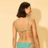 Women's Double Straps Binded Triangle Bikini Top - Wild Fable™ Green Floral Print -Herday Fashion GUEST 2921e15e eebd 4bdc ab33 0cd6d0797266