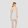 Women's High-Rise Mesh Mini Skirt - Wild Fable™ Off-White Polka Dots