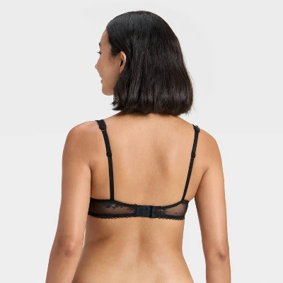 Women's Lace Unlined Balconette Bra - Wild Fable™ 3 Women's Lace Unlined Balconette Bra - Wild Fable™