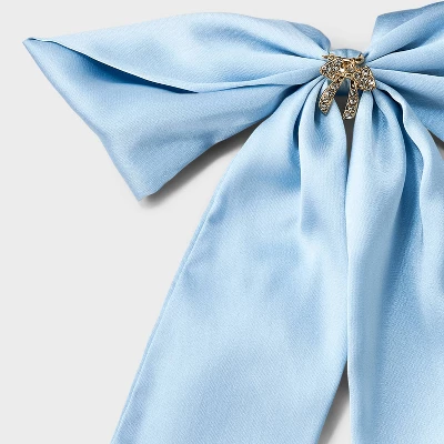 Butterfly Heart Bow Charm Hair Barrette - Wild Fable™ Light Blue/Gold 4 Butterfly Heart Bow Charm Hair Barrette - Wild Fable™ Light Blue/Gold - Image 2