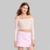 Women's Long Sleeve Off The Shoulder T-Shirt - Wild Fable™ -Herday Fashion GUEST 2e7420e0 ec0d 42de bdc1 f48ae652bd40