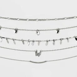 Butterfly Choker Necklace Set 5pc - Wild Fable™ Silver: Brass Lobster Claw Clasp, 12" Length 7 Butterfly Choker Necklace Set 5pc - Wild Fable™ Silver: Brass Lobster Claw Clasp, 12" Length -Herday Fashion GUEST 2e81d8a4 a771 481f ba3a 45c86ebcd857