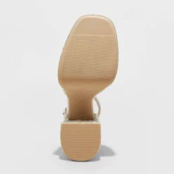 Women's Bianca Rhinestone Platform Pumps - Wild Fable™ Silver -Herday Fashion GUEST 2fad9b96 e6e5 4a91 89b9 040352b19708