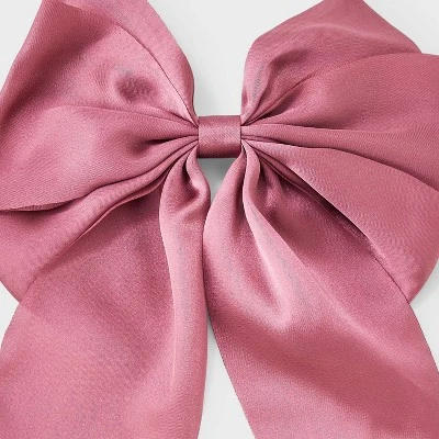 Triple Bow Hair Barrette - Wild Fable™ Burgundy 4 Triple Bow Hair Barrette - Wild Fable™ Burgundy - Image 2