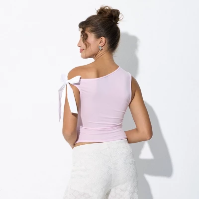 Women's Bow Tie Asymmetrical Knit Top - Wild Fable™ 3 Women's Bow Tie Asymmetrical Knit Top - Wild Fable™