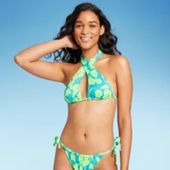 Women's Bead Detail U-Neck Multi-Way Bralette Bikini Top - Wild Fable™ Multi Tropical Print -Herday Fashion GUEST 33d9622b 71fe 4c6d a438 c668fdde29a0