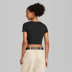 Women's Short Sleeve Crewneck T-Shirt - Wild Fable™ -Herday Fashion GUEST 3763bd04 4e4f 427a b477 6eaf8dc09f22