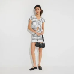 Women's Short Sleeve Jacquard Knit Tie-Front Top - Wild Fable™ -Herday Fashion GUEST 391b0183 849c 4acb 8e8e 2bd781d72aff