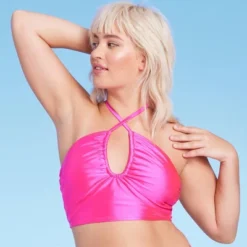 Women's Longline Wrap Halter Bikini Top - Wild Fable™ Pink Shine 11 Women's Longline Wrap Halter Bikini Top - Wild Fable™ Pink Shine -Herday Fashion GUEST 3ba53a87 f365 4844 9884 fc45b22eb9cb