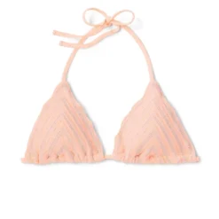 Women's Crochet Triangle Bikini Top - Wild Fable™ Peach -Herday Fashion GUEST 401f3e2b a855 4d6f a2d7 e781ea78d218