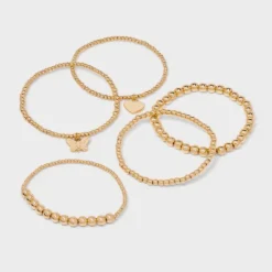 Butterfly And Heart Charm Stretch Bracelet Set 5pc - Wild Fable™ Gold 9 Butterfly And Heart Charm Stretch Bracelet Set 5pc - Wild Fable™ Gold -Herday Fashion GUEST 429aba19 2cd2 4e8f 9e16 7805be3ea0bc