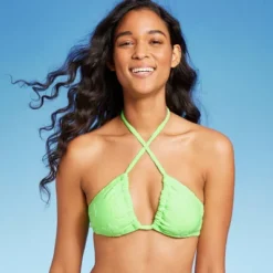 Women's Terry Textured U-Neck Multi-Way Bralette Bikini Top - Wild Fable™ Tropical Green 26 Women's Terry Textured U-Neck Multi-Way Bralette Bikini Top - Wild Fable™ Tropical Green -Herday Fashion GUEST 43e72e41 bd60 4579 beb9 609cb91ec678