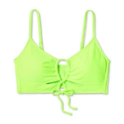 Women's Lace-Up Longline Bikini Top - Wild Fable™ Neon Green -Herday Fashion GUEST 45b05a28 9ca1 4419 8ce9 de21ec09eabc