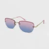 Women's Rhinestone Rimless Rectangle Sunglasses - Wild Fable™ Gold -Herday Fashion GUEST 478972dc bab8 4666 a29f 036ab038ba0b
