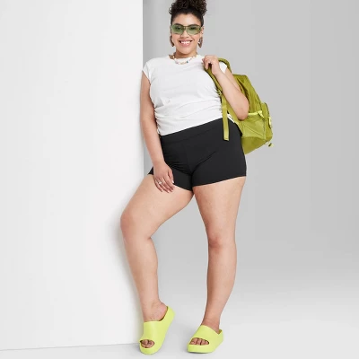 Women's High-Rise Shortie Bike Shorts - Wild Fable™ 5 Women's High-Rise Shortie Bike Shorts - Wild Fable™ - Image 3