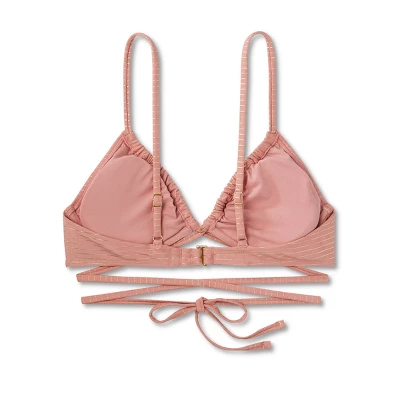 Women's Strappy Underwire Bikini Top - Wild Fable™ Brown Lurex 8 Women's Strappy Underwire Bikini Top - Wild Fable™ Brown Lurex - Image 6