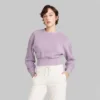 Women's Cropped Crewneck Pullover Sweatshirt - Wild Fable™ -Herday Fashion GUEST 5005fa54 a784 4a0f 8f0e c63550de0928