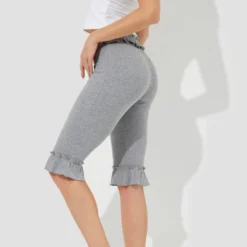 Women's High-Rise Ruffle Slim Leg Capri Tights - Wild Fable™ Heather Gray 8 Women's High-Rise Ruffle Slim Leg Capri Tights - Wild Fable™ Heather Gray -Herday Fashion GUEST 5185c7f1 e876 4a4f 95d8 af7b0fbaf53b