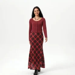 Women's Knit Button-Front Cardigan - Wild Fable™ Dark Red -Herday Fashion GUEST 53f0a181 72cd 4f32 9073 f8a6fd3643dd