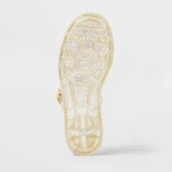 Women's Poppy Ankle Strap Jelly Sandals - Wild Fable™ Light Gold -Herday Fashion GUEST 55274286 bb61 44a0 8c8c 515c5e469067